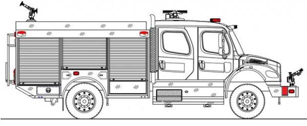 Fire Truck Drawing - Bilscreen
